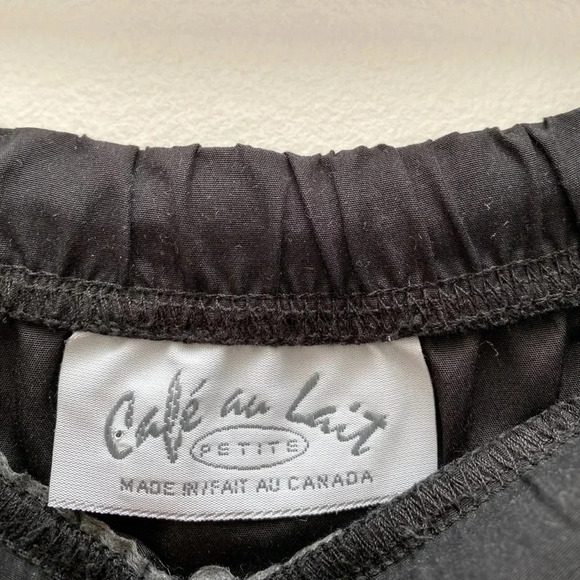 VINTAGE - Adjustable Drawstring Y2K Black Skirt - Picture 4 of 7